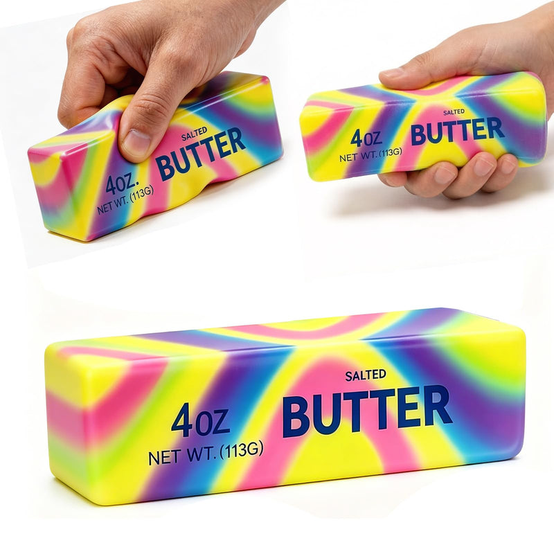 Butter Squishy Slow Rising Stress Relief Toy, Fidget Toy for Anxiety & Sensory Relief