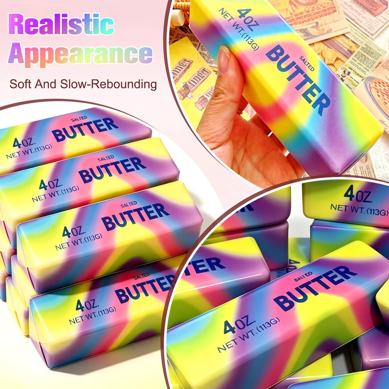 Butter Squishy Slow Rising Stress Relief Toy, Fidget Toy for Anxiety & Sensory Relief