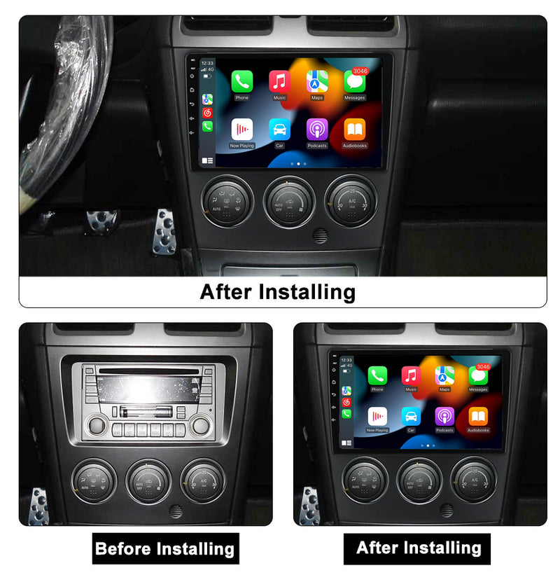 RoverOne Car Stereo Radio Bluetooth CarPlay GPS Navigation for Subaru Impreza GD GG 2002 - 2007