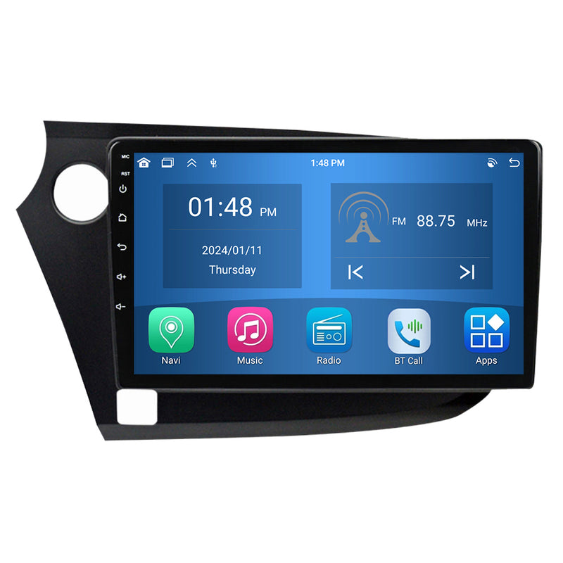 RoverOne Car Stereo Radio Bluetooth CarPlay GPS Navigation for Honda Insight 2 2009 - 2014
