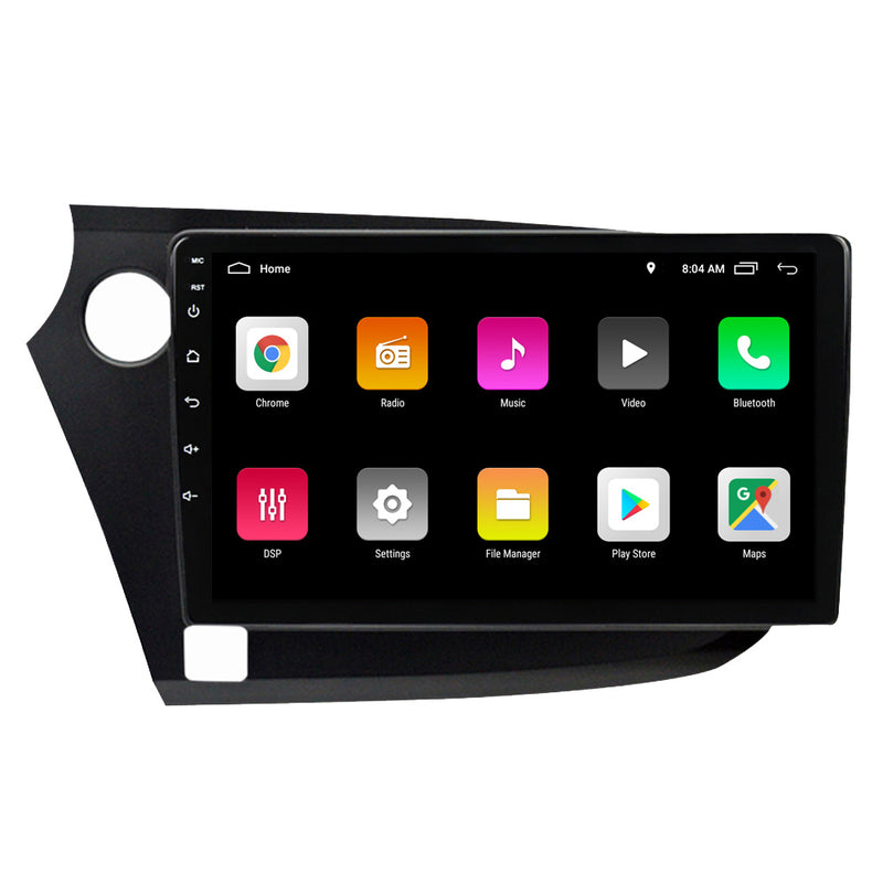 RoverOne Car Stereo Radio Bluetooth CarPlay GPS Navigation for Honda Insight 2 2009 - 2014
