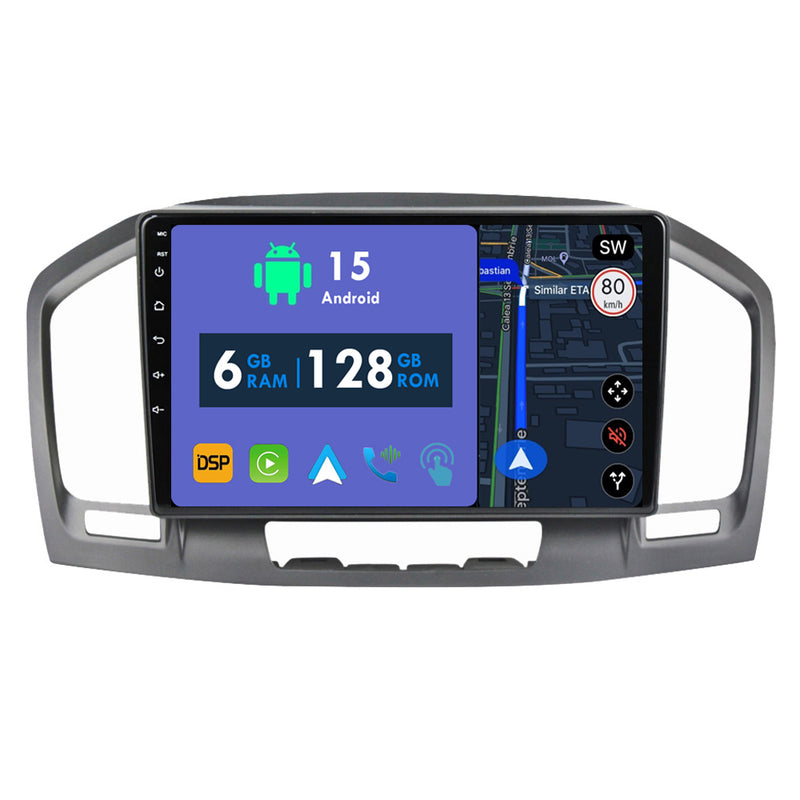 RoverOne Car Stereo Radio Bluetooth CarPlay GPS Navigation for Opel Insignia 1 2009 - 2013