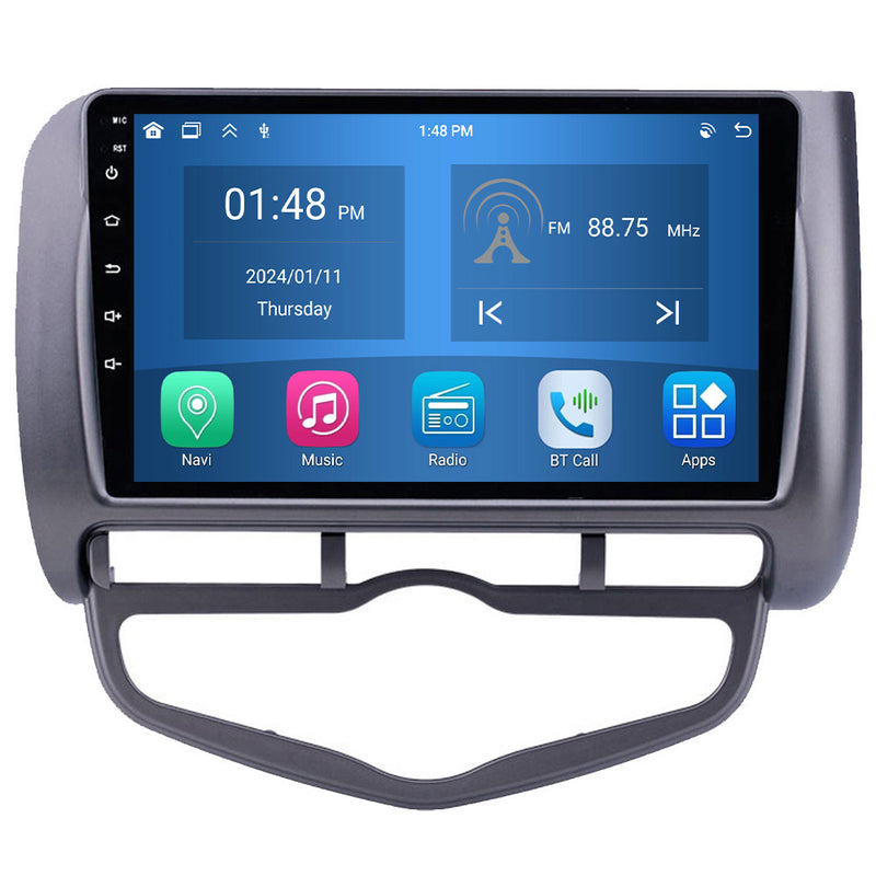 RoverOne Car Stereo Radio Bluetooth CarPlay GPS Navigation for Honda Jazz City 2002 - 2007