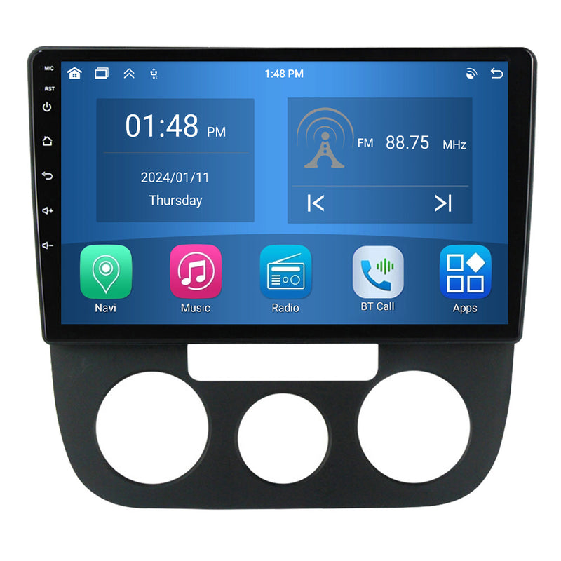 RoverOne Car Stereo Radio Bluetooth CarPlay GPS Navigation for Volkswagen Jetta 5 2005 - 2010