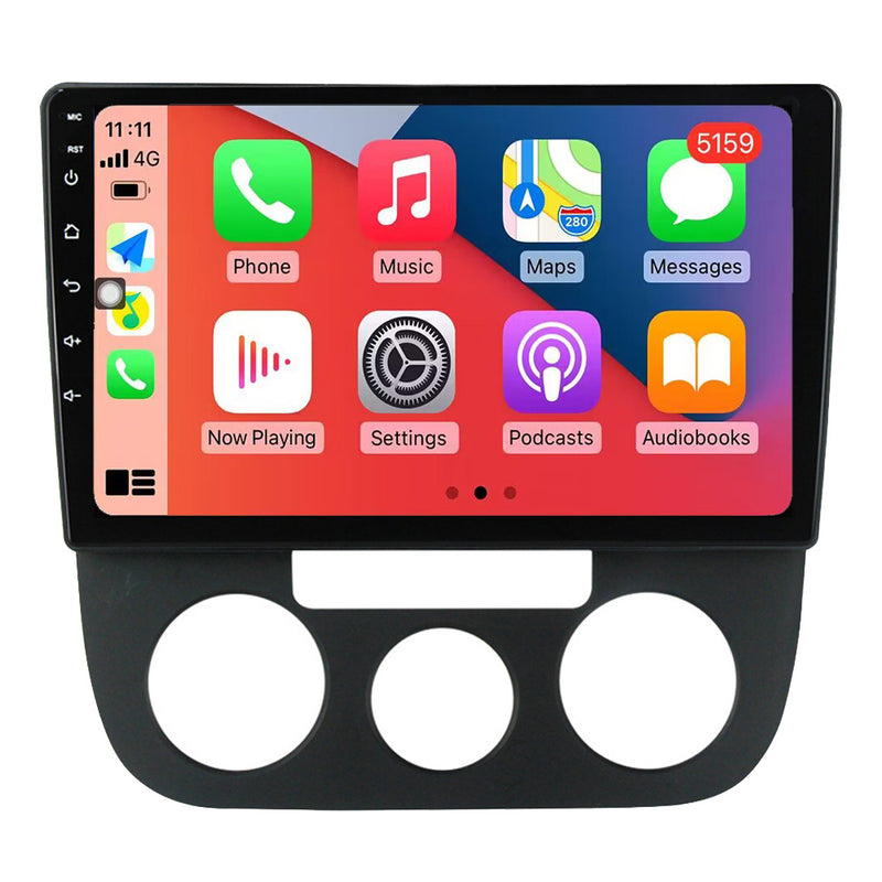 RoverOne Car Stereo Radio Bluetooth CarPlay GPS Navigation for Volkswagen Jetta 5 2005 - 2010