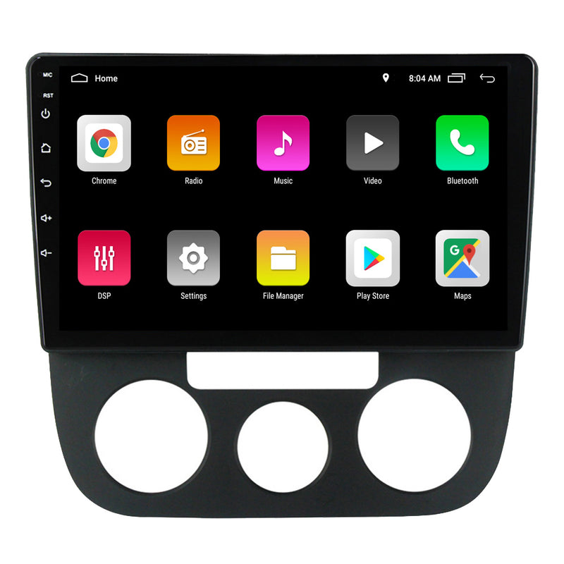 RoverOne Car Stereo Radio Bluetooth CarPlay GPS Navigation for Volkswagen Jetta 5 2005 - 2010