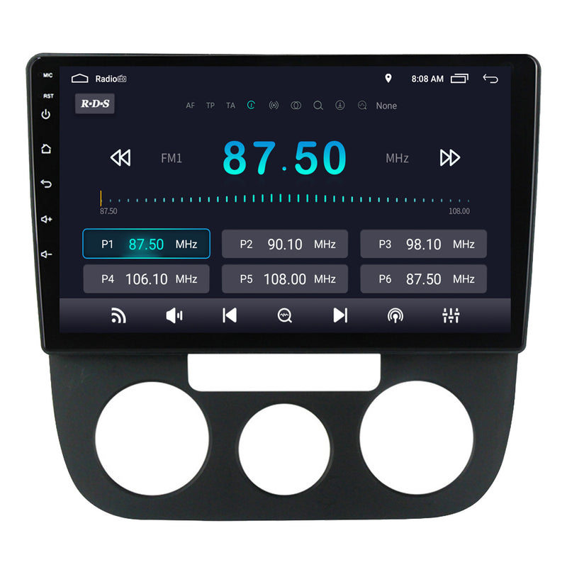 RoverOne Car Stereo Radio Bluetooth CarPlay GPS Navigation for Volkswagen Jetta 5 2005 - 2010