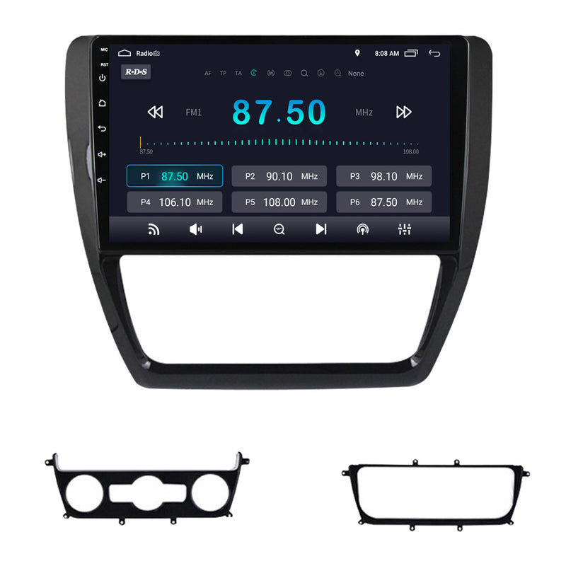 RoverOne Car Stereo Radio Bluetooth CarPlay GPS Navigation for Volkswagen Jetta 6 2011 - 2018