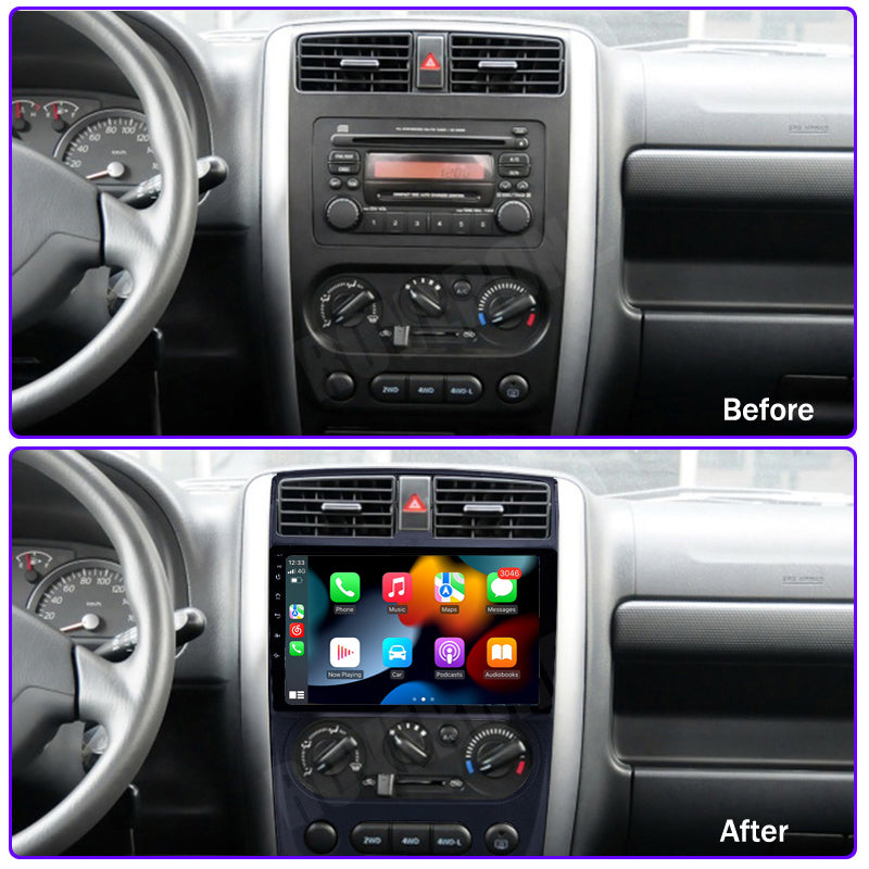 RoverOne Car Stereo Radio Bluetooth CarPlay GPS Navigation for Suzuki Jimny 3 2005 - 2019