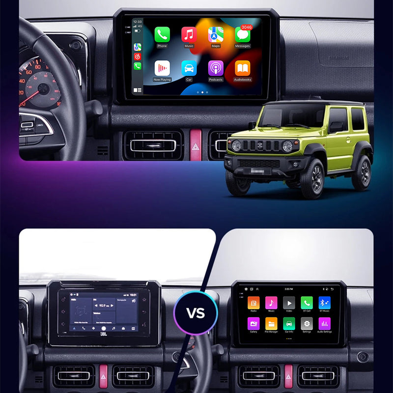RoverOne Car Stereo Radio Bluetooth CarPlay GPS Navigation for Suzuki Jimny JB64 2018 - 2020