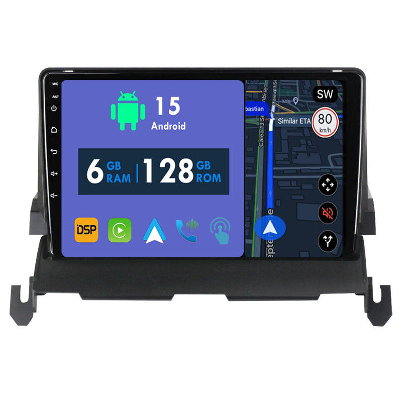 RoverOne Car Stereo Radio Bluetooth CarPlay GPS Navigation for Dodge Journey 2009 - 2012