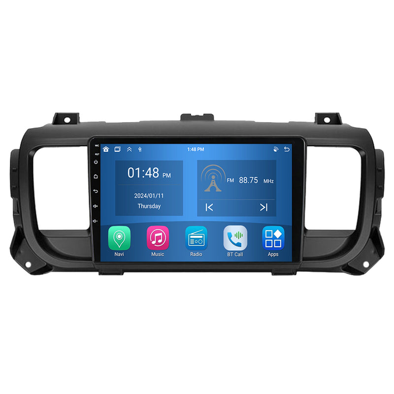 RoverOne Car Stereo Radio Bluetooth CarPlay GPS Navigation for Citroen Jumpy 3 for Peugeot Expert 3 2016 - 2021