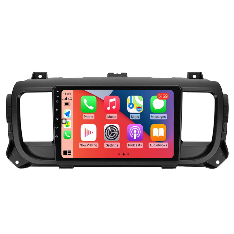 RoverOne Car Stereo Radio Bluetooth CarPlay GPS Navigation for Citroen Jumpy 3 for Peugeot Expert 3 2016 - 2021