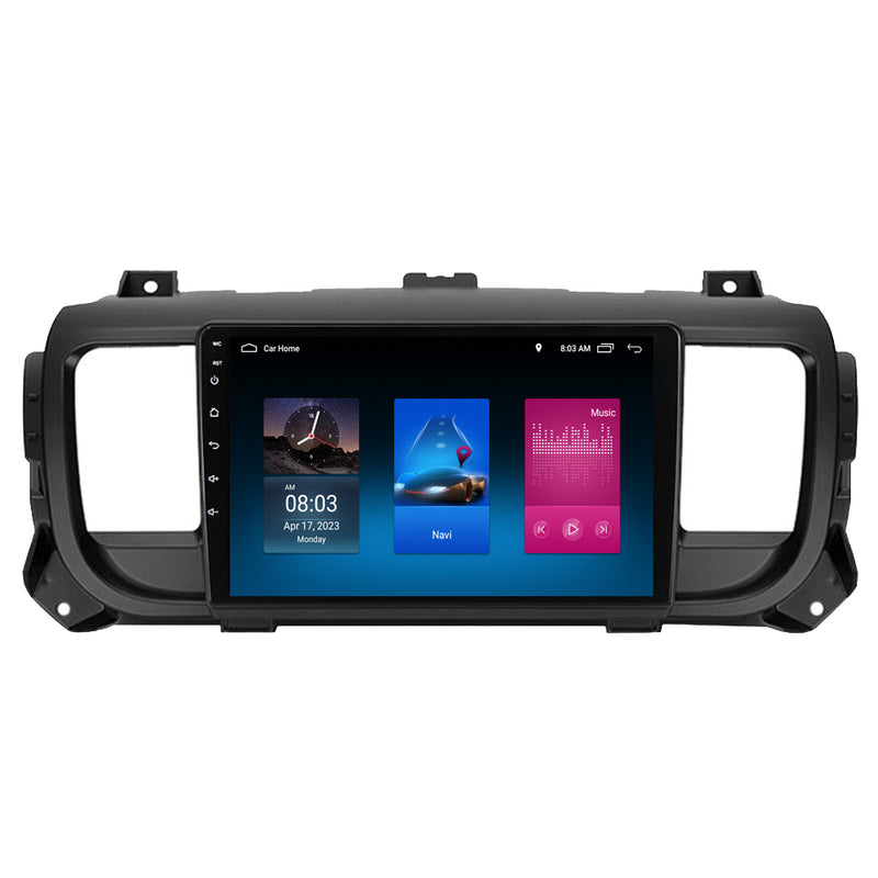 RoverOne Car Stereo Radio Bluetooth CarPlay GPS Navigation for Citroen Jumpy 3 for Peugeot Expert 3 2016 - 2021