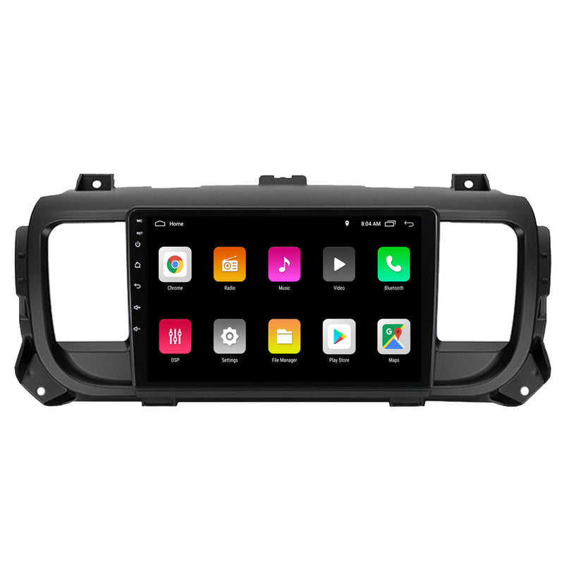RoverOne Car Stereo Radio Bluetooth CarPlay GPS Navigation for Citroen Jumpy 3 for Peugeot Expert 3 2016 - 2021