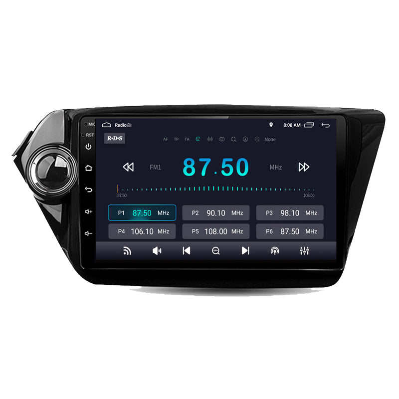 RoverOne Car Stereo Radio Bluetooth CarPlay GPS Navigation for Kia Rio K2 2011 - 2015