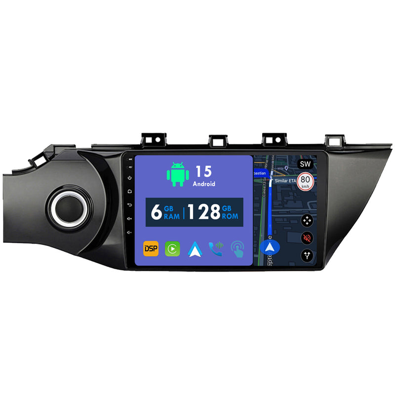 RoverOne Car Stereo Radio Bluetooth CarPlay GPS Navigation for Kia K2 Rio 4 2017 2018 2019