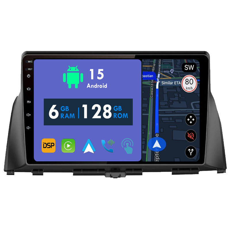 RoverOne Car Stereo Radio Bluetooth CarPlay GPS Navigation for Kia K5 Optima 2016 - 2019