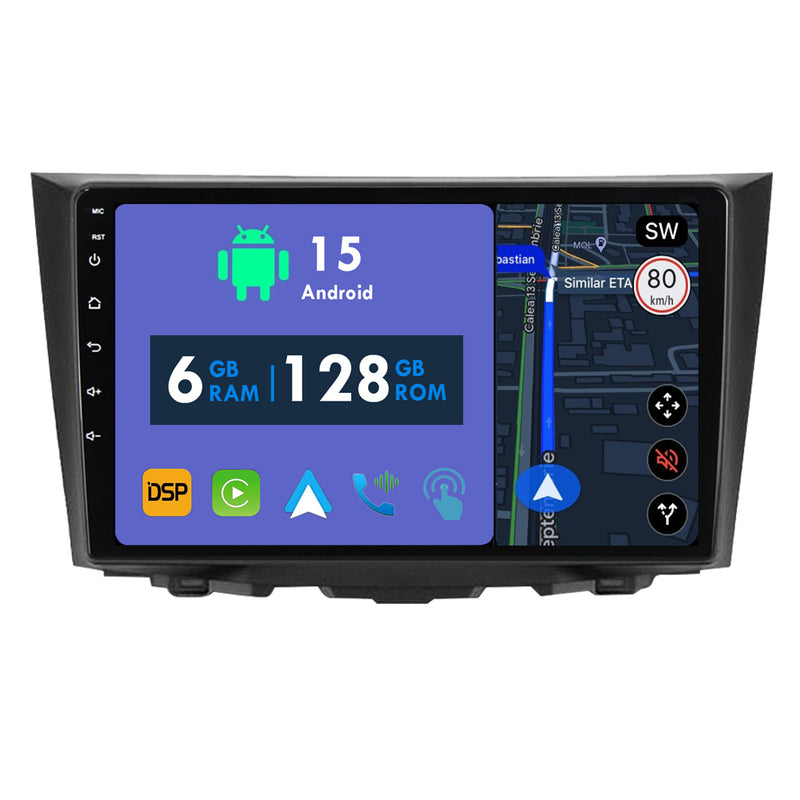 RoverOne Car Stereo Radio Bluetooth CarPlay GPS Navigation for Suzuki Kizashi 2009 - 2015