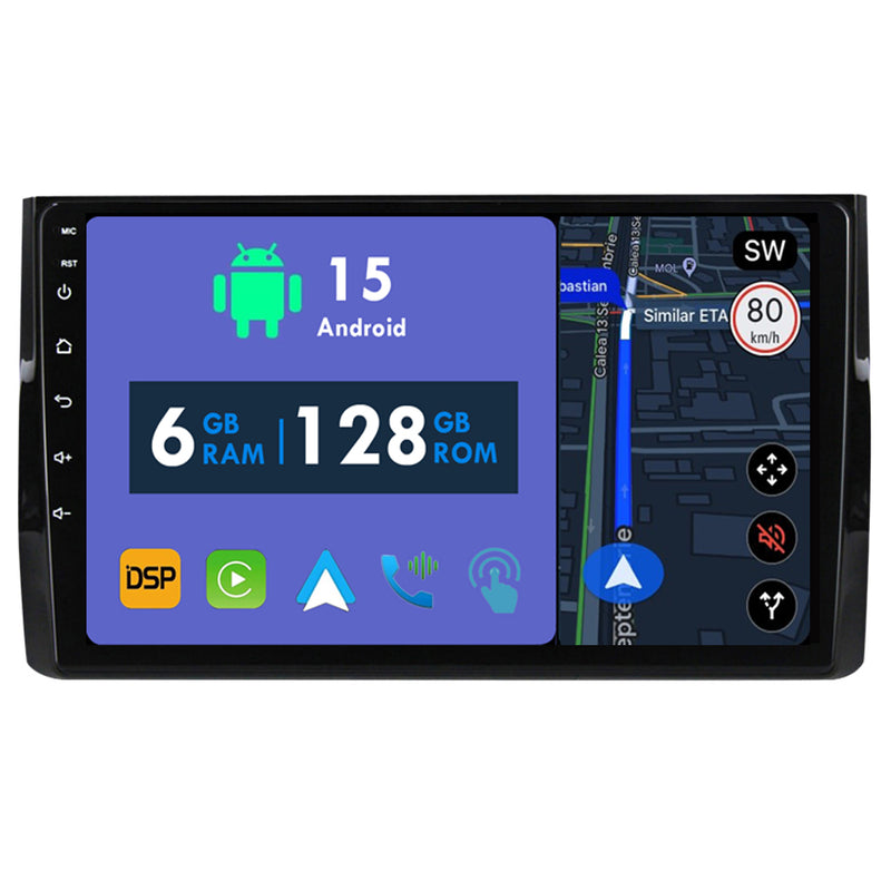RoverOne Car Stereo Radio Bluetooth CarPlay GPS Navigation for Skoda Kodiaq 2016 - 2021 Karoq NU7 2017 - 2021