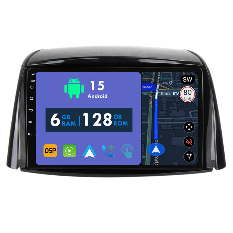 RoverOne Car Stereo Radio Bluetooth CarPlay GPS Navigation for Renault Koleos 2008 - 2016