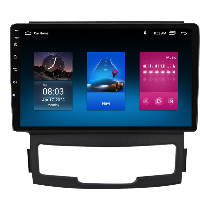 RoverOne Car Stereo Radio Bluetooth CarPlay GPS Navigation for SsangYong Korando 3 Actyon 2 2010 - 2013