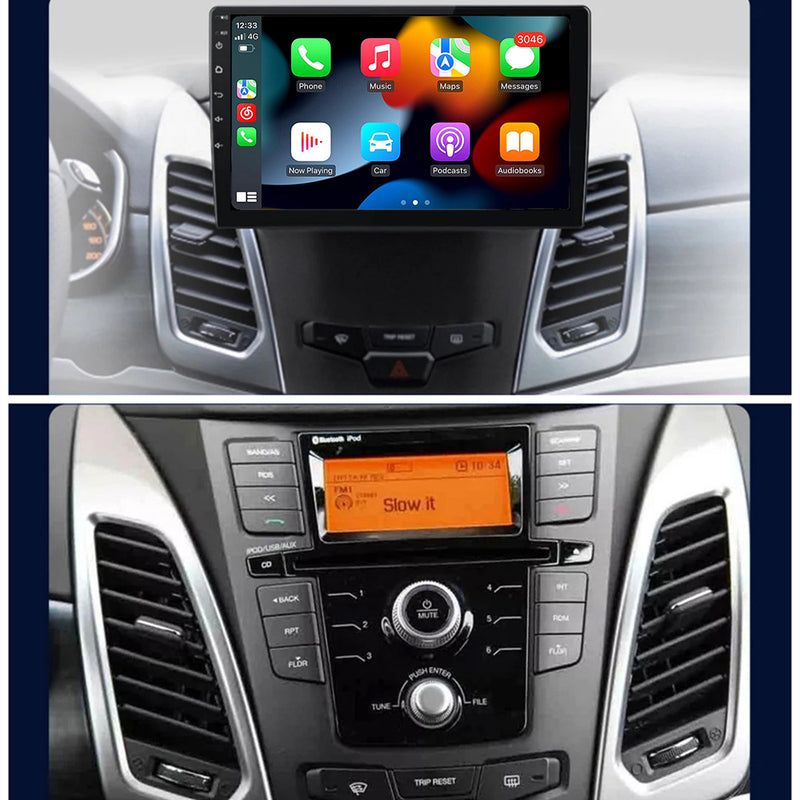 RoverOne Car Stereo Radio Bluetooth CarPlay GPS Navigation for SsangYong Korando 3 Actyon 2 2013 - 2017