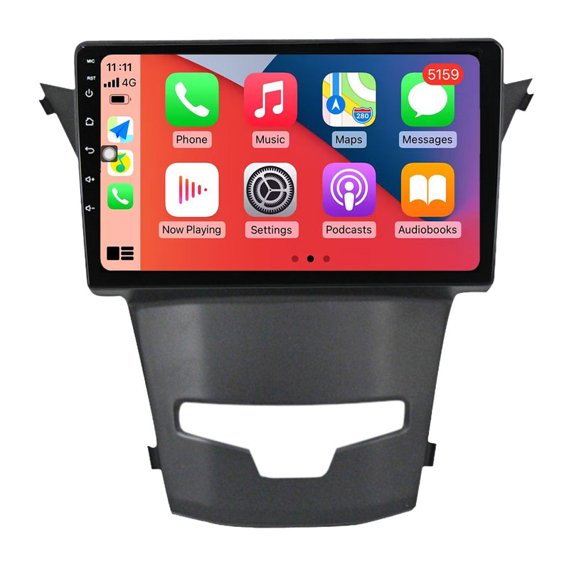 RoverOne Car Stereo Radio Bluetooth CarPlay GPS Navigation for SsangYong Korando 3 Actyon 2 2013 - 2017