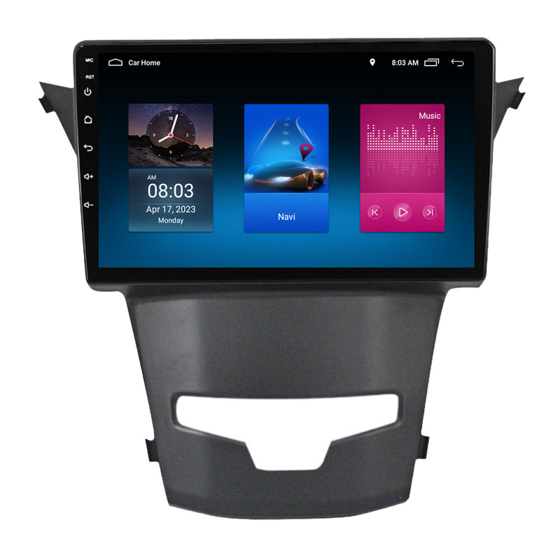 RoverOne Car Stereo Radio Bluetooth CarPlay GPS Navigation for SsangYong Korando 3 Actyon 2 2013 - 2017