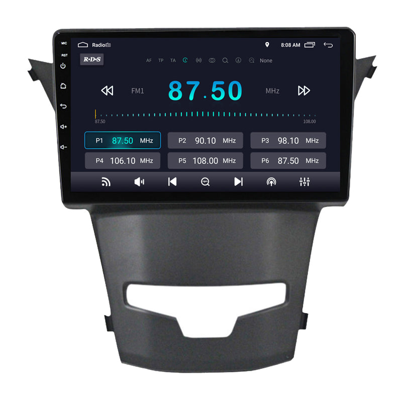RoverOne Car Stereo Radio Bluetooth CarPlay GPS Navigation for SsangYong Korando 3 Actyon 2 2013 - 2017