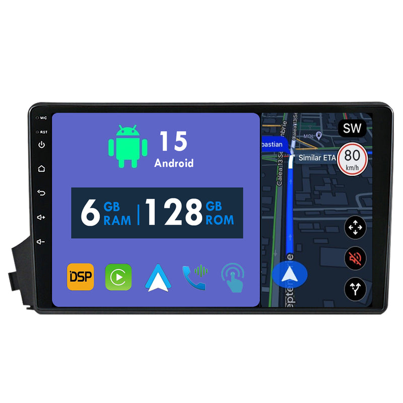 RoverOne Car Stereo Radio Bluetooth CarPlay GPS Navigation for SsangYong Kyron 2005 - 2011