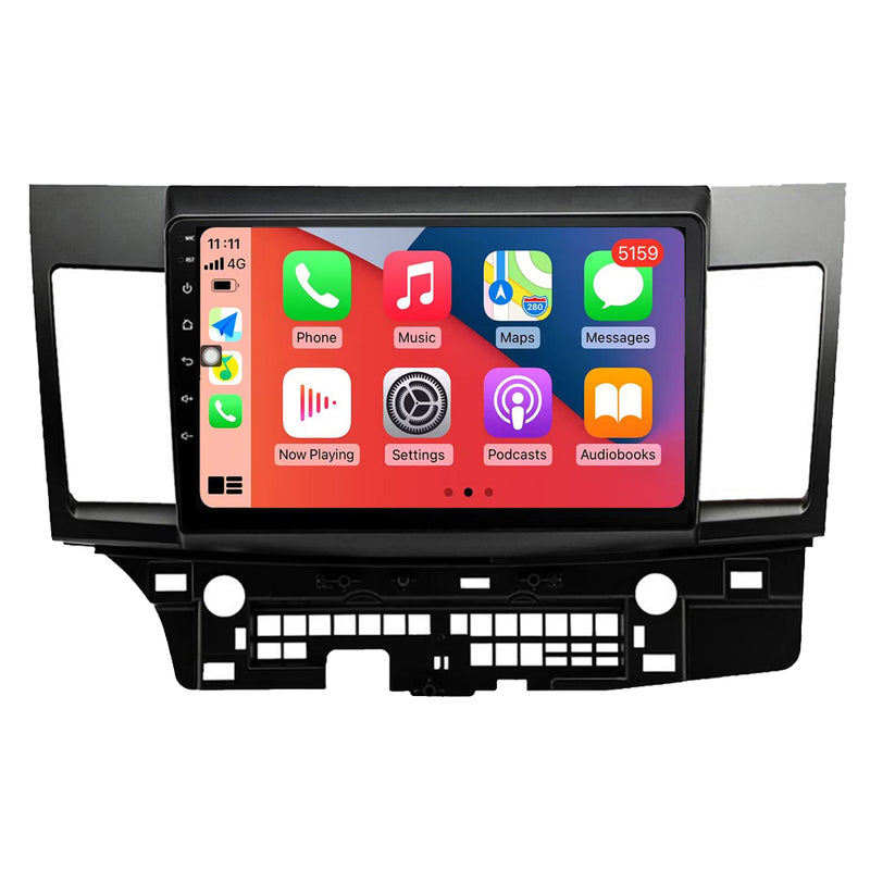 RoverOne Car Stereo Radio Bluetooth CarPlay GPS Navigation for Mitsubishi Lancer 10 CY 2007 - 2012
