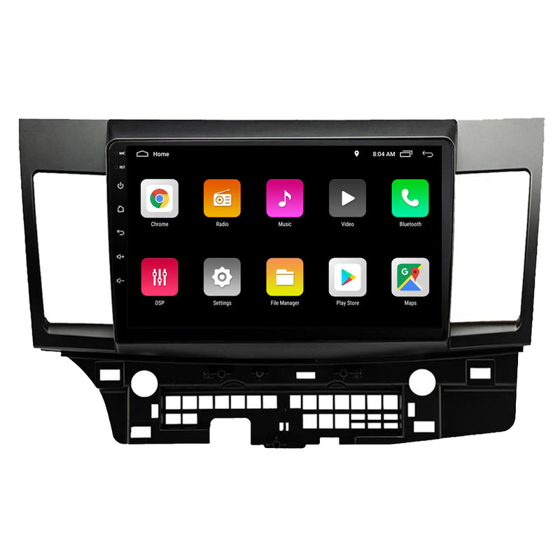 RoverOne Car Stereo Radio Bluetooth CarPlay GPS Navigation for Mitsubishi Lancer 10 CY 2007 - 2012