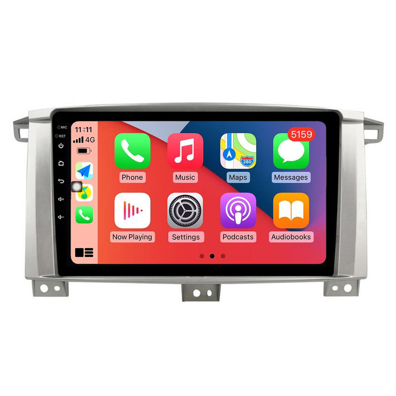 RoverOne Car Stereo Radio Bluetooth CarPlay GPS Navigation for Toyota Land Cruiser LC 100 2002 - 2007