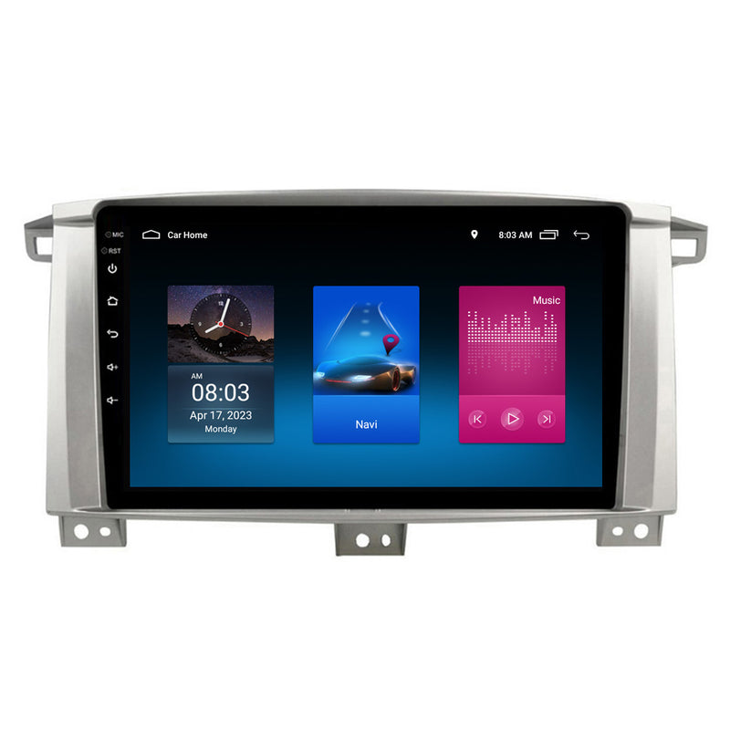 RoverOne Car Stereo Radio Bluetooth CarPlay GPS Navigation for Toyota Land Cruiser LC 100 2002 - 2007