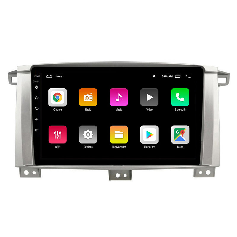 RoverOne Car Stereo Radio Bluetooth CarPlay GPS Navigation for Toyota Land Cruiser LC 100 2002 - 2007