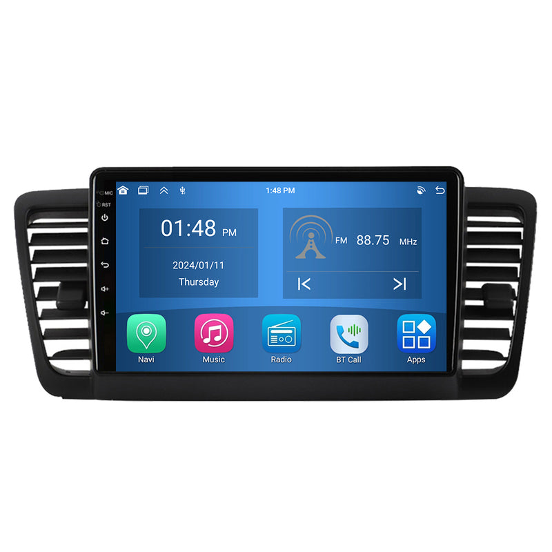 RoverOne Car Stereo Radio Bluetooth CarPlay GPS Navigation for Subaru Outback 3 Legacy 4 2003 - 2009