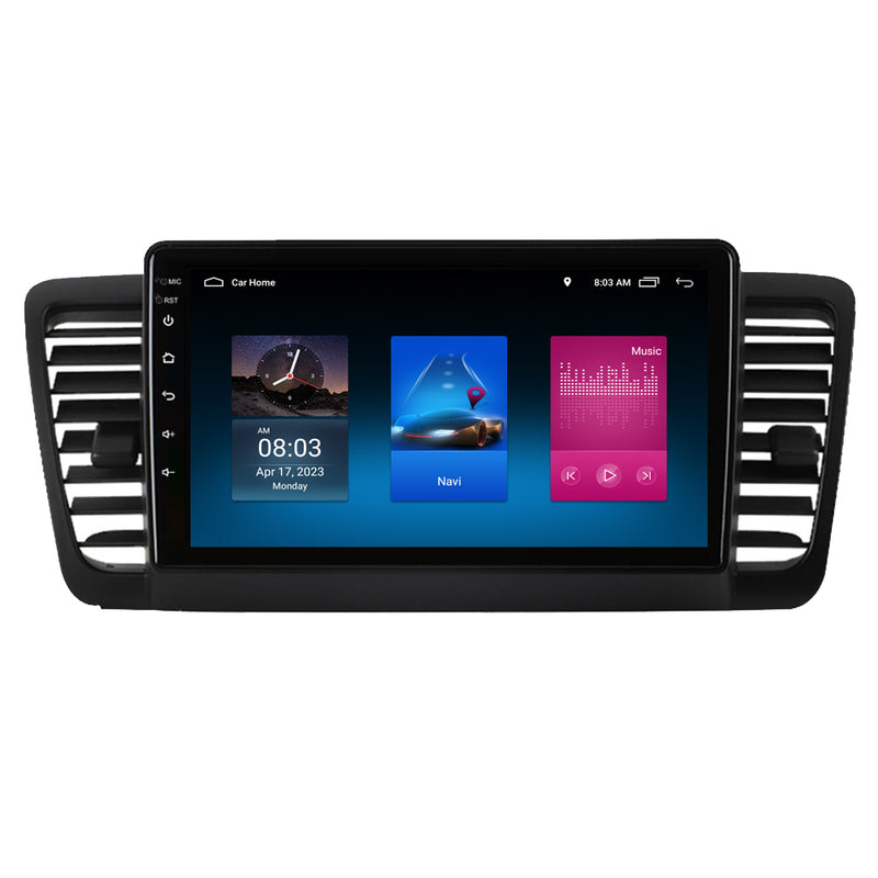 RoverOne Car Stereo Radio Bluetooth CarPlay GPS Navigation for Subaru Outback 3 Legacy 4 2003 - 2009