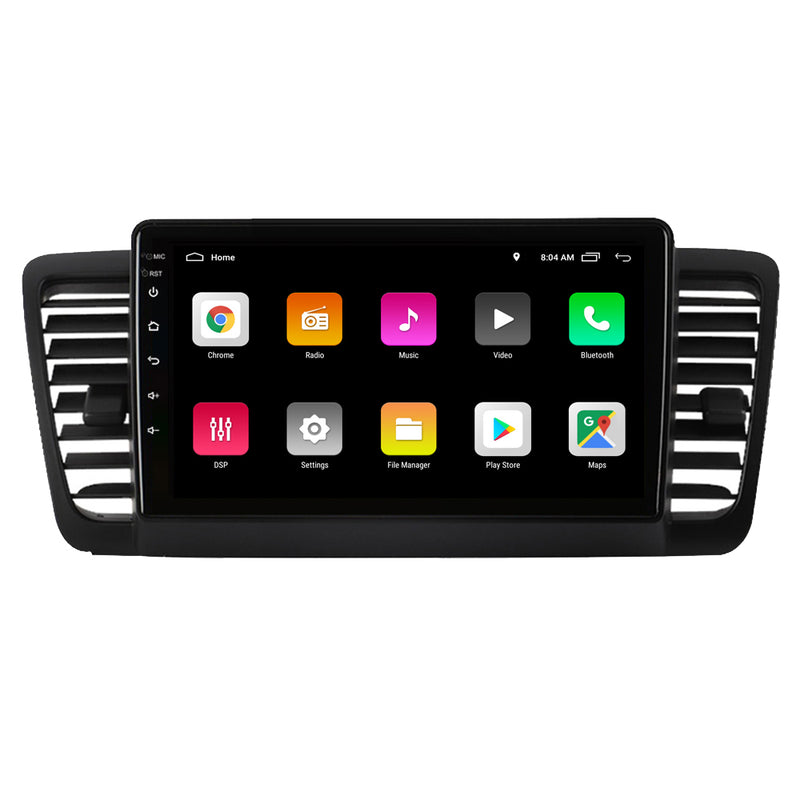 RoverOne Car Stereo Radio Bluetooth CarPlay GPS Navigation for Subaru Outback 3 Legacy 4 2003 - 2009