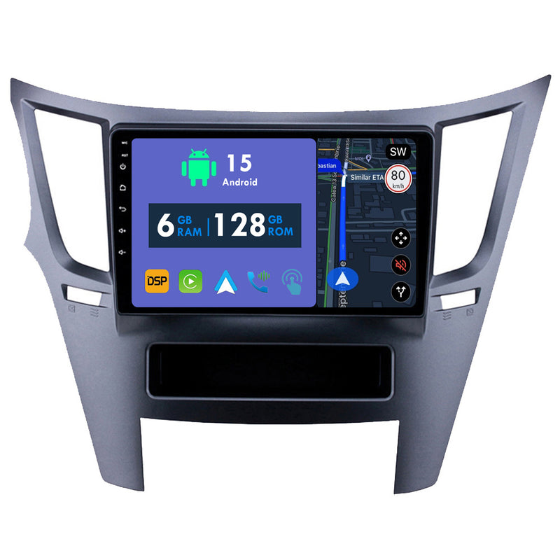 RoverOne Car Stereo Radio Bluetooth CarPlay GPS Navigation for Subaru Outback 4 BR Legacy 5 2009 - 2014
