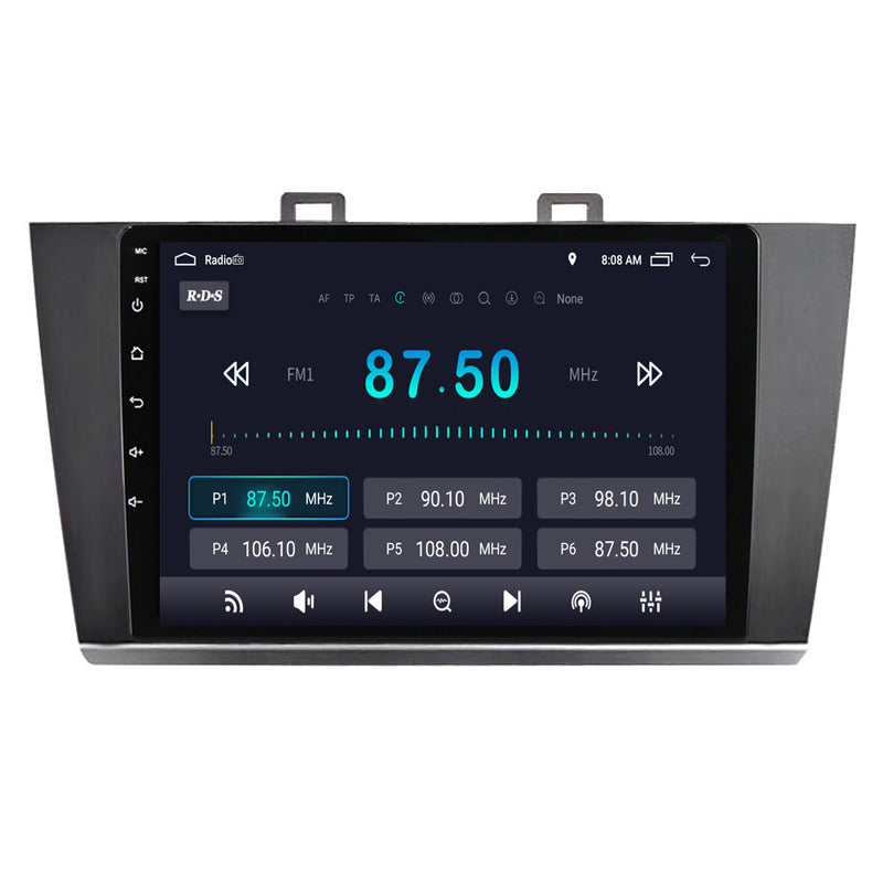 RoverOne Car Stereo Radio Bluetooth CarPlay GPS Navigation for Subaru Outback 5 2014 - 2018 Legacy 6 2014 - 2017