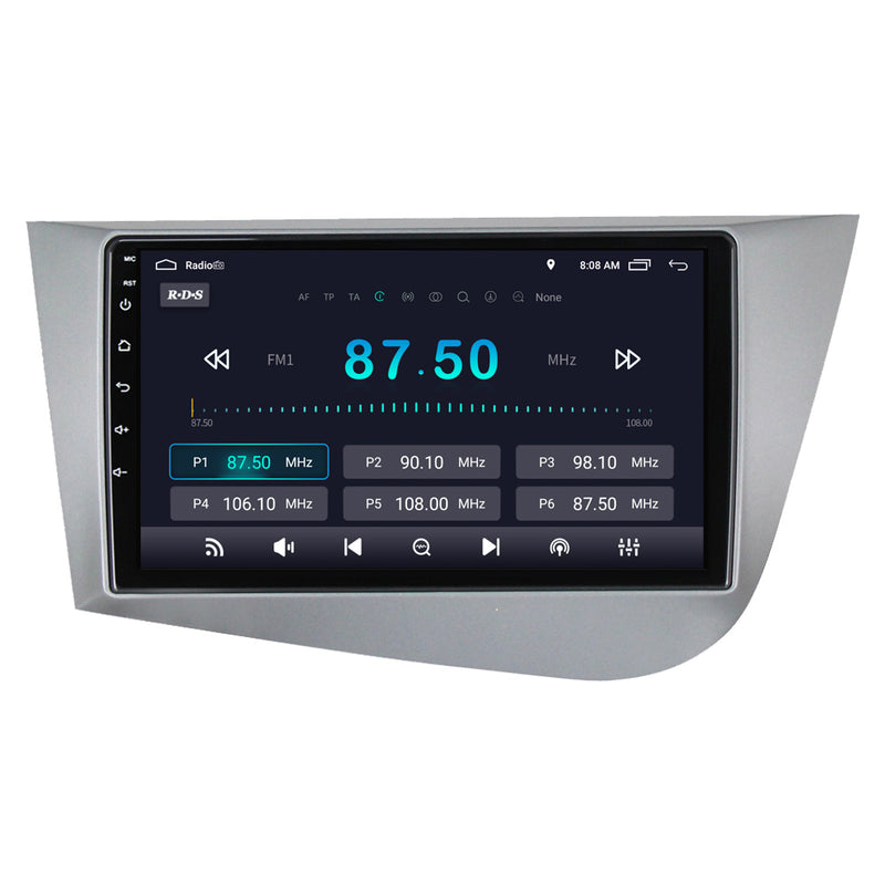 RoverOne Car Stereo Radio Bluetooth CarPlay GPS Navigation for Seat Leon 2 2005 - 2012