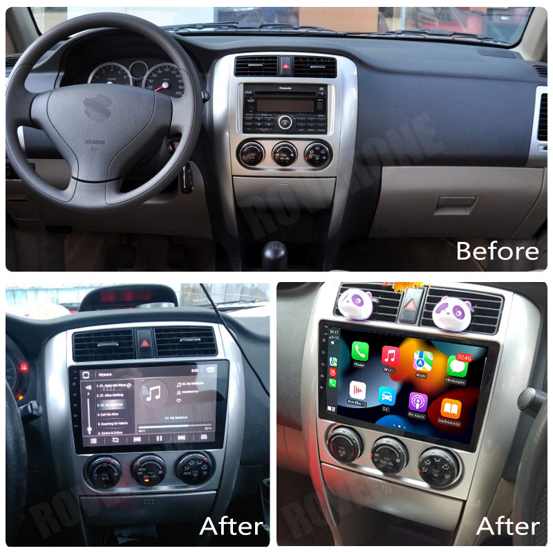 RoverOne Car Stereo Radio Bluetooth CarPlay GPS Navigation for Suzuki Liana 1 2004 - 2008