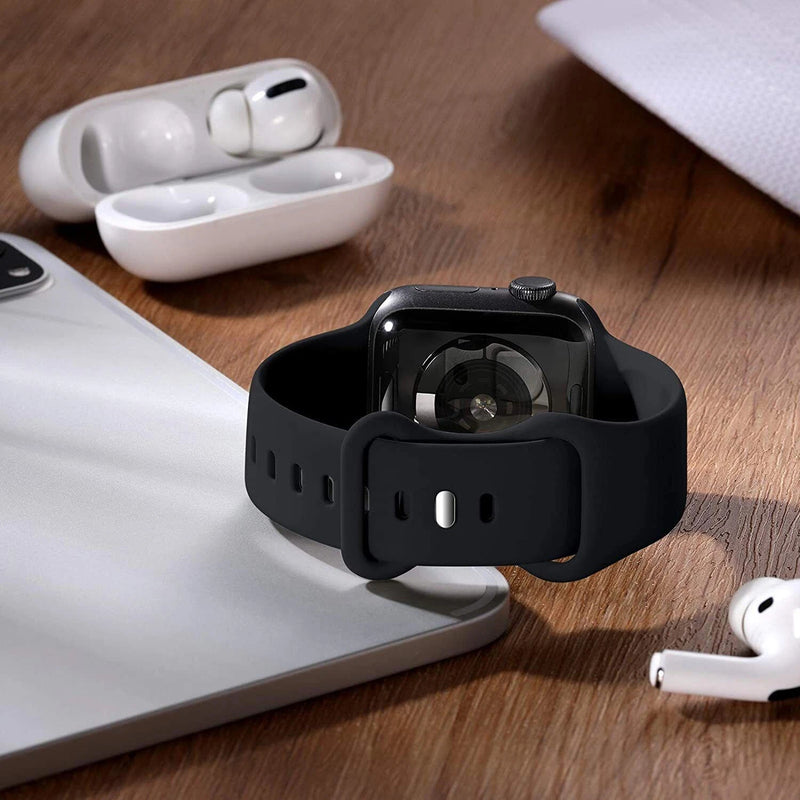 Band Strap For Apple Watch Silicone Band Strap Series Ultra 9 8 7 6 5 4 3 SE 38 40 41 44 49