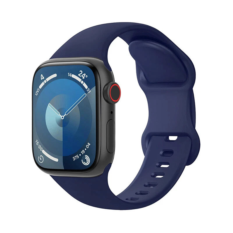 Band Strap For Apple Watch Silicone Band Strap Series Ultra 9 8 7 6 5 4 3 SE 38 40 41 44 49