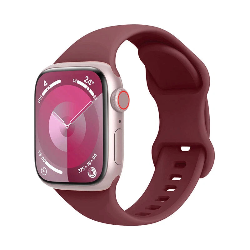 Band Strap For Apple Watch Silicone Band Strap Series Ultra 9 8 7 6 5 4 3 SE 38 40 41 44 49