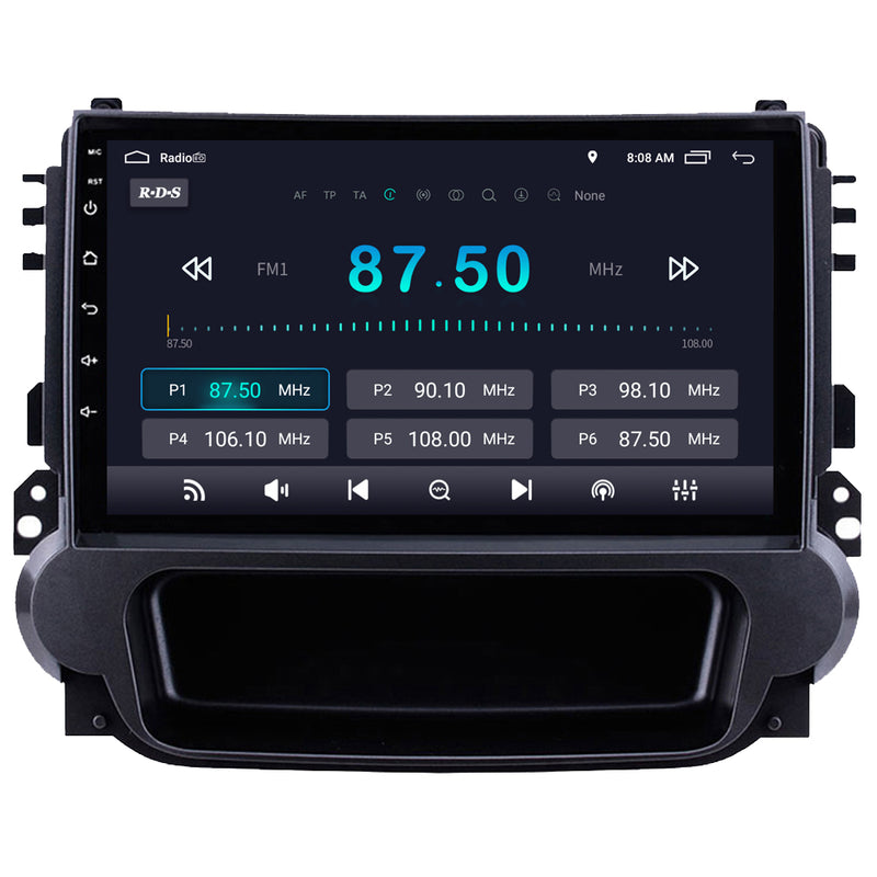 RoverOne Car Stereo Radio Bluetooth CarPlay GPS Navigation for Chevrolet Malibu 8 2012 - 2015