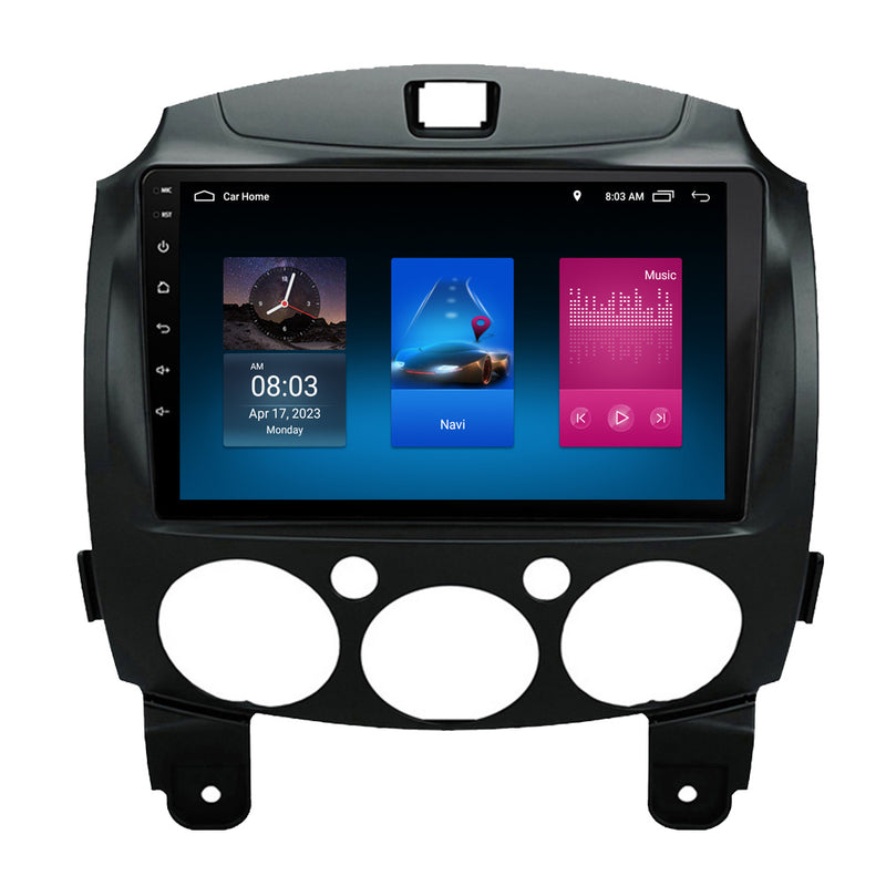 RoverOne Car Stereo Radio Bluetooth CarPlay GPS Navigation for Mazda 2 Mazda2 DE 2007 - 2014