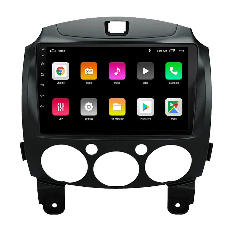 RoverOne Car Stereo Radio Bluetooth CarPlay GPS Navigation for Mazda 2 Mazda2 DE 2007 - 2014