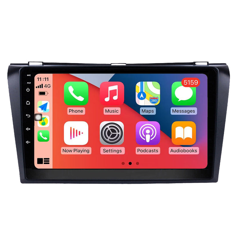 RoverOne Car Stereo Radio Bluetooth CarPlay GPS Navigation for Mazda 3 Mazda3 BK 2003 - 2009